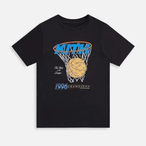 Kith Kids Kith Hoops Vintage Tee Black 4T Cotton T-Shirt Basketball Deadstock - Picture 1 of 7