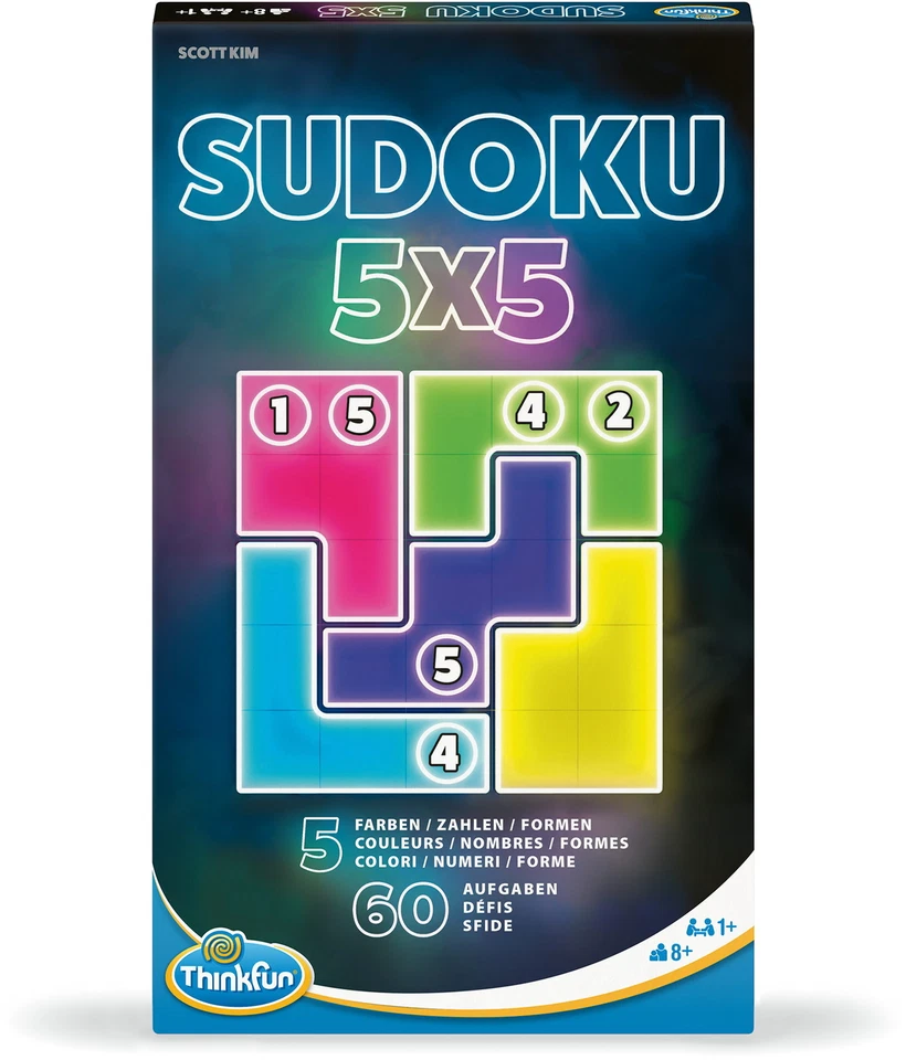 Thinkfun Familienspiel Logikspiel Sudoku 5x5 76634 - Bild 1 von 4