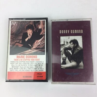 Donny Osmond Cassette Tape & Marie There’s No Stopping Your Heart - Image 1 of 4