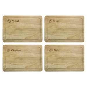 Tabla de cortar de madera personalizada carne verduras fruta cualquier texto queso porción personalizada - Imagen 1 de 11
