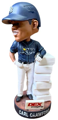 Carl Crawford Bobble-head Tampa Bay Rays - Stolen Base Record - Image 1 of 4