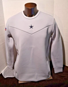 Sudadera Nike Therma Fit Performance Dallas Cowboys NFL Hombres Talla XXL Gris NIp - Imagen 1 de 10
