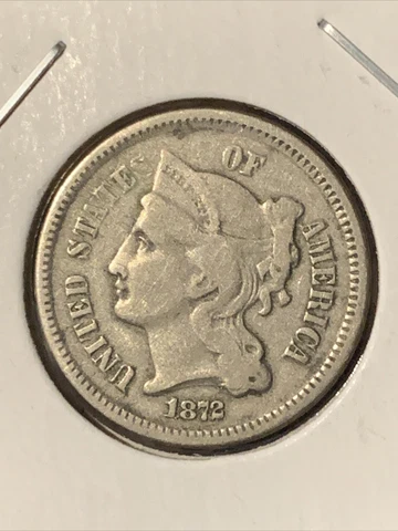 1872 3¢ Three Cent Nickel.  #26 Cover