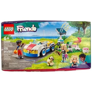 Lego Friends Electic Car & Charger 42609 170 Pcs Building Toy Set Sealed - Picture 1 of 6