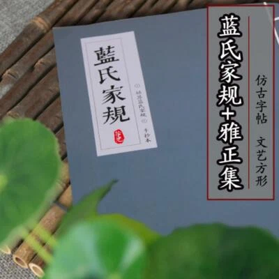 Libro de instrucciones familiares de Lan copia caligrafía china Mo Dao Lan Wangji 2 piezas  Foto 1 de 4