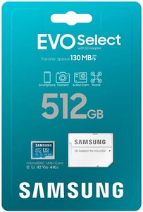Carte Mémoire Samsung Evo 512gb - Photo 1 sur 1