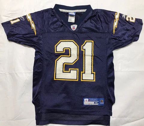 LaDanian Tomlinson #21 San Diego Chargers Jersey NFL On Field Reebok Kids Size M Cover