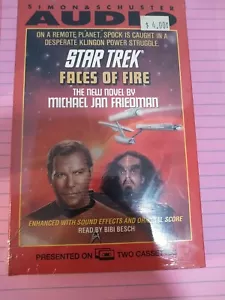 Star Trek Hörbuch Gesichter des Feuers Kassette Tape - Bild 1 von 12