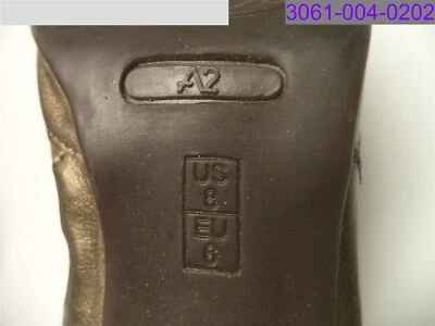 Sapatos femininos tamanho 8 aerossóis A2 Troley Mary Jane saltos marrom dourado bronzeado - Imagem 1 de 4