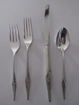 Wallace 1963 plata esterlina 4 piezas ajuste(s) de lugar..." patrón de niebla de amanecer" Foto 1 de 4