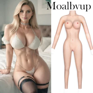Silicone Breast Forms Fake Vagina Full Bodysuit Crossdresser Transgender  - Picture 1 of 22