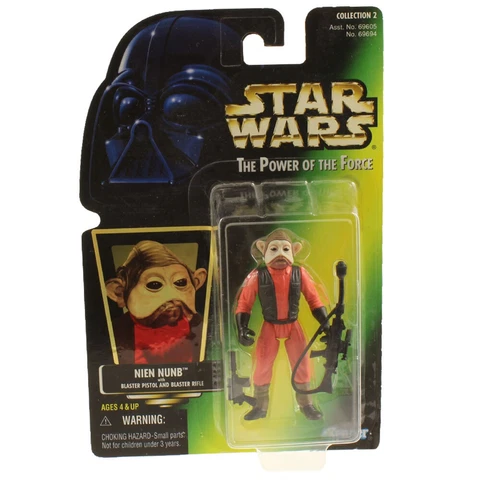 Star Wars Power of the Force (POTF) Green Card Basic Figures Nien Nunb Cover