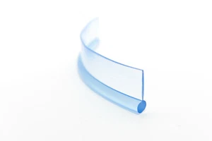 Keder mit Fahne PVC 5,5 mm x 15 mm transparent - 3 Meter - Bild 1 von 3