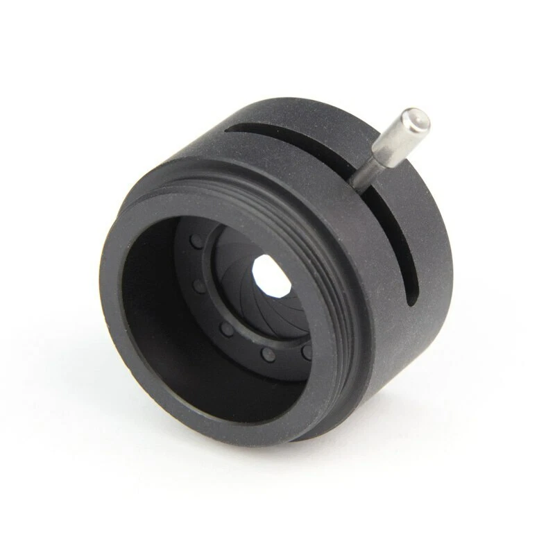 C-mount Adapter Microscope Camera Adjustable Iris Diaphragm Aperture Condenser - Image 1 of 4