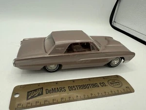 VINTAGE AMT 1963 ROSE-BEIGE METALLIC FORD THUNDERBIRD DEALER PROMO CAR - Picture 1 of 17