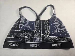 Woxer Bralette Bra Blue Size Large 12-14 - Picture 1 of 3