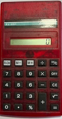 HAND HELD CALCULATOR - FREE POSTAGE - Image 1 of 3