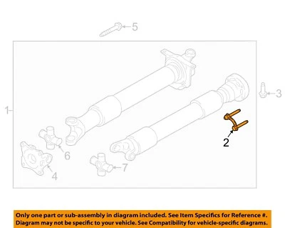 Conjunto de eje de transmisión Ford OEM 15-23 Mustang FR3Z4B496B Foto 1 de 2
