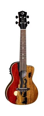 Luna Guitars Vista Bear, 4-String Concert Acoustic/Electric Ukulele (UKEVISTA... - Image 1 of 4