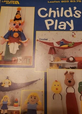 Childs Play By Leisure Arts #803 Crochet & Knit - Image 1 of 4