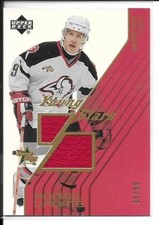 2003-04 Upper Deck Rookie Update Young Stars Derek Roy Jersey Card /99