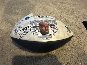 Emmitt Smith Signed Run With History Dallas Cowboys Football Autographed Wetrak