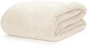 Sherpa Fleece Throw Blanket Large Soft Warm For Winter Sofa Bed Chairs Snug Rug - Picture 1 of 8