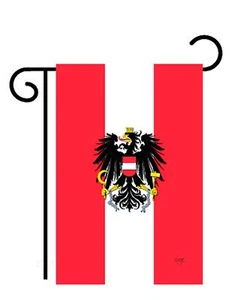 Bandera tamaño jardín de Austria (13"" x 18"" aprox) -7 TG 58119 - Imagen 1 de 1