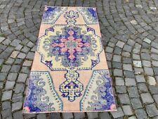Bohemian rug, Area rug, Turkish rug, Vintage, Handmade, Wool rug 2.9 x 5.6 ft