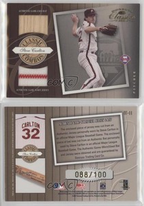 2001 Donruss Classics Classic Combos /100 Steve Carlton #CC-11 HOF
