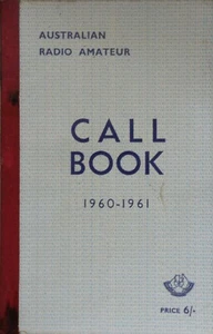 RARE 1960/61 AUSTRALIAN RADIO AMATEUR CALL BOOK VK HAM DIRECTORY, VGC & COMPLETE - Zdjęcie 1 z 14