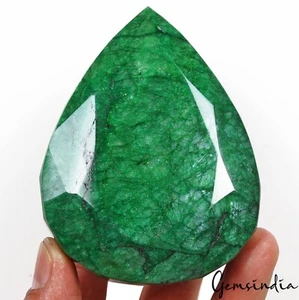 Fabulosa Gran Tierra Esmeralda Verde Extraída 1630 Cts Natural Enorme Gema Brasileña Suelta - Imagen 1 de 4