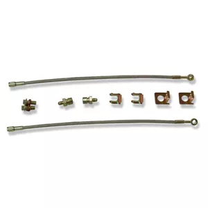 Líneas de freno de acero inoxidable de 18"" con herrajes de 10 mm Banjo 3/8"" 24 accesorio - Imagen 1 de 5