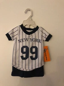 Toddler two piece NEW YORK YANKEES colors #99 JUDGE Jersey & shorts 0-3 M new - Picture 1 of 2
