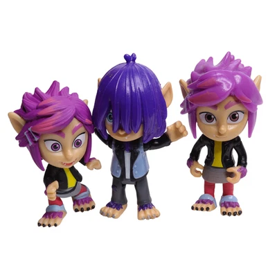 PJ 面具 3 件装狼童 3 英寸乙烯基玩偶 - Rip And Kevin — 第 1/4 张图片