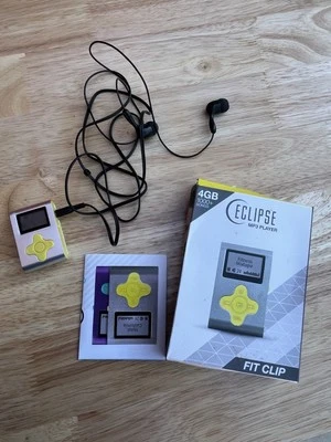 Eclipse Fit Clip MP3 Player 4GB, Purple Teal, 1000+ Songs - Image 1 of 4