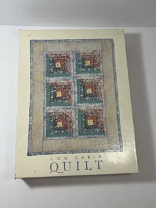 Current Log Cabin Quilt Puzzle 18"X24" 550 Pieces - New Sealed - Picture 1 of 6