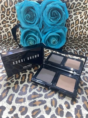 Bobbi Brown Eye Shadow Duo Palette TAUPE 4 & STEEL 22 Authentic Rare NIB - Image 1 of 4