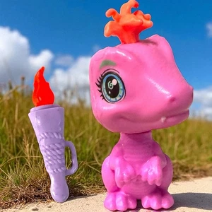 Mattel Cave Club Dinosaurier Haustier Flaire mit Flamme Glut Urzeit Kinder - Bild 1 von 8