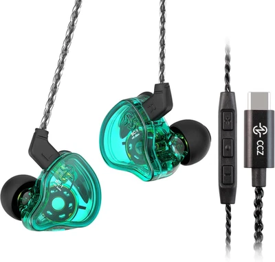 CCZ Melody USB C In-Ear-Monitor 1BA 1DD Auricolari Hifi, Auricolari In-Ear Legge - Immagine 1 di 4