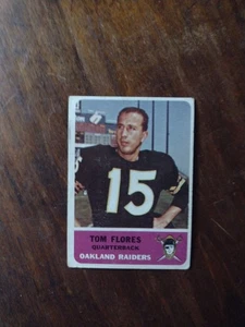1962 Fleer #68 Tom Flores Oakland Raiders HOF VG  - Bild 1 von 3