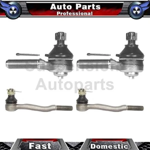 4 Inner Outer Delphi Tie Rod End For Toyota Pickup 1995 1994 1993 1992 - Picture 1 of 3