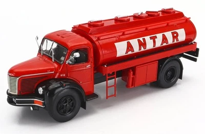 MODELLINO CAMION STATICO HACHETTE BERLIET GLR 8R TANKER ANTAR 2 ASSI 1969 1/43 - Immagine 1 di 4