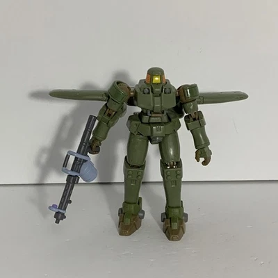 Boneco de ação Green Ground Type Leo Mobile Suit in MSiA MIA Bandai Gundam Wing - Imagem 1 de 4