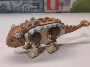Jurassic World Young Ankylosaurus Custom Lego Dinosaur Figure - Picture 1 of 2