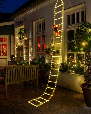 Toodour LED Christmas Lights - 10Ft Christmas Decorative Ladder Lights with Sant - Image 1 of 4