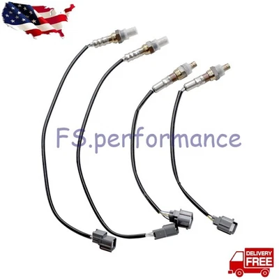 Sensor de oxígeno 4 piezas para Honda Pilot 2003-2008 V6 3,5 L aguas arriba y aguas abajo Foto 1 de 4