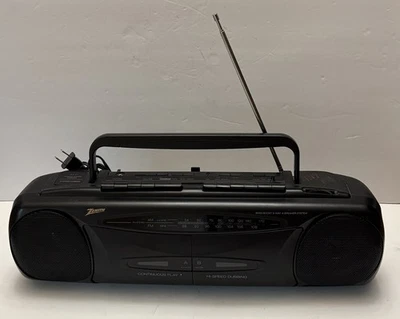 Zenith ZE-710 Doble Reproductor de Cassette Boombox AMBOS CASETES FUNCIONAN - Excelente Estado. Foto 1 de 4