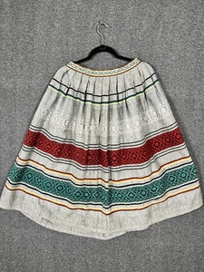 Vintage Seminole Native American Handmade Patchwork Skirt - Picture 1 of 10