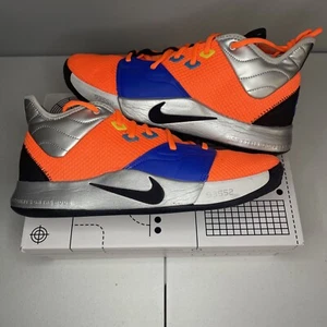 Nike PG 3 X NASA Apollo 14 Orange/Black/Silver/Red/Royal (CI2666-800) Size 11.5 - Picture 1 of 6
